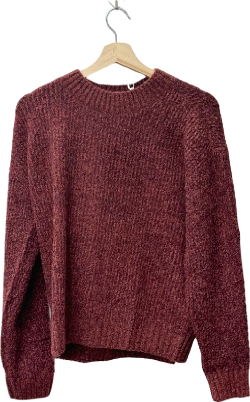 Desires Burgundy Jeiva O-neck Pullover UK S