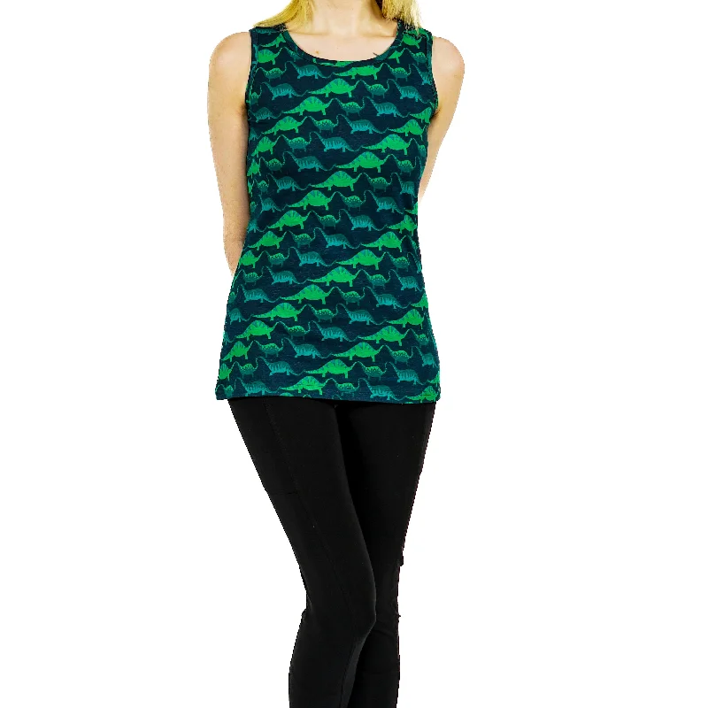 Dinosaur Waves Tank Top [FINAL SALE]