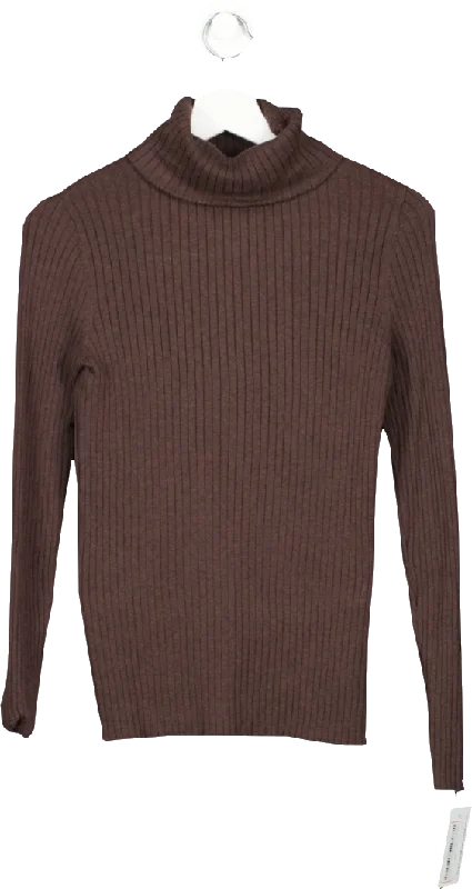 J.Mclaughlin Brown Arlette Turtleneck UK S