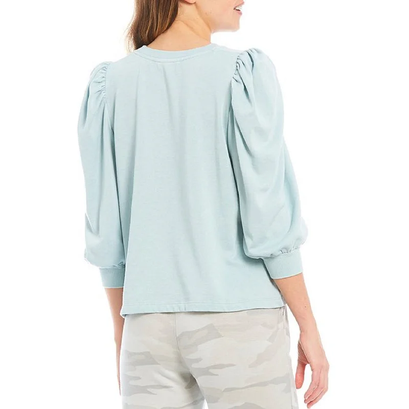 Mariposa Flounce Pullover (Mint)