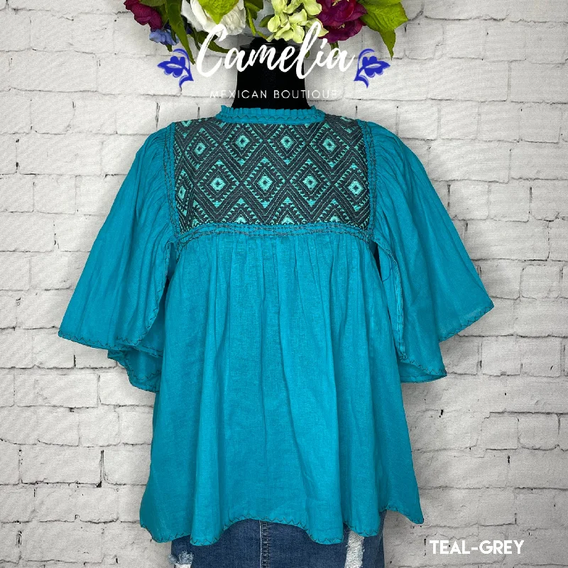 One Size / Teal-Grey