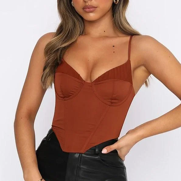 KittenAlarm - Tianna Spaghetti Strap Underwire Cami Top