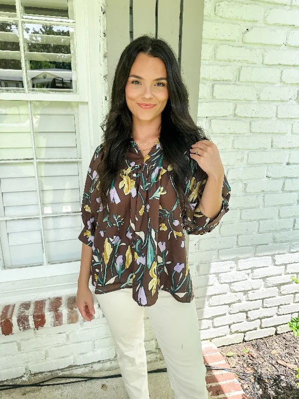 Tulip Print Top