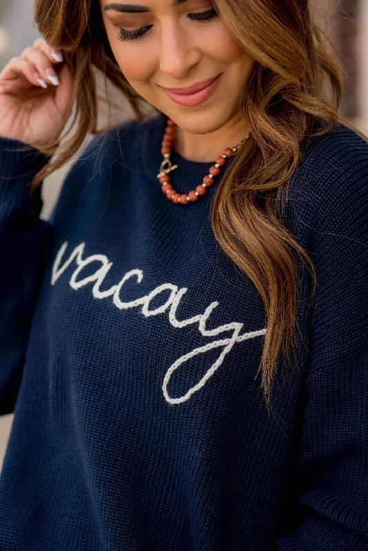 Vacay Stitched Sweater