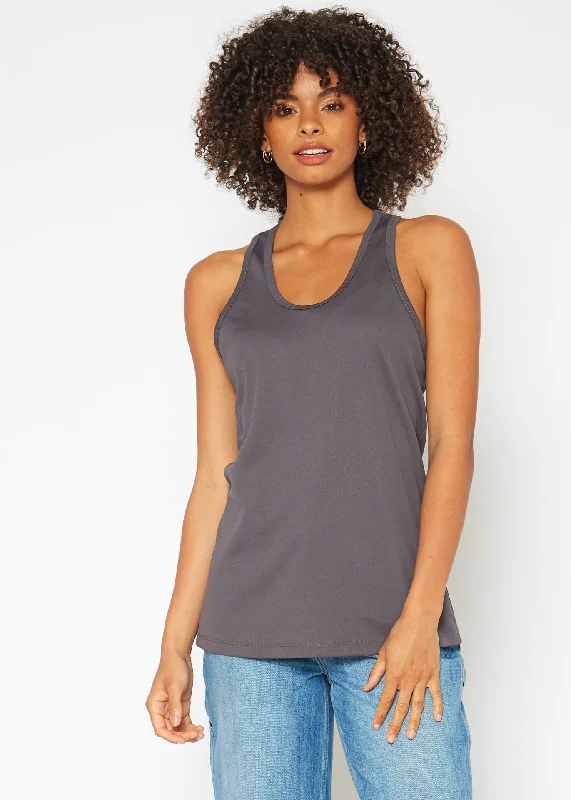 Women's Eco Friendly Reolite Tech Tank Top in Grey