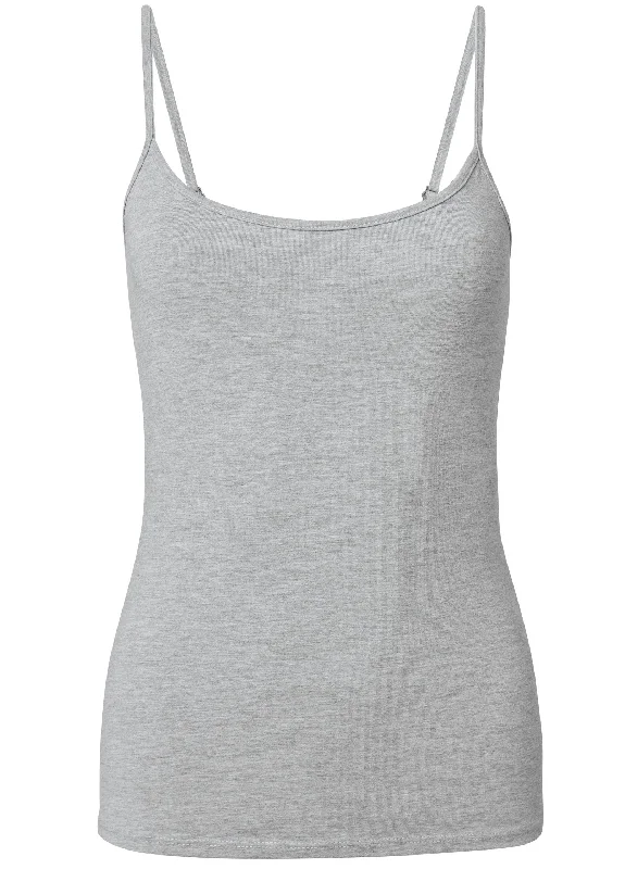 Basic cami two pack - Heather Grey & Nude