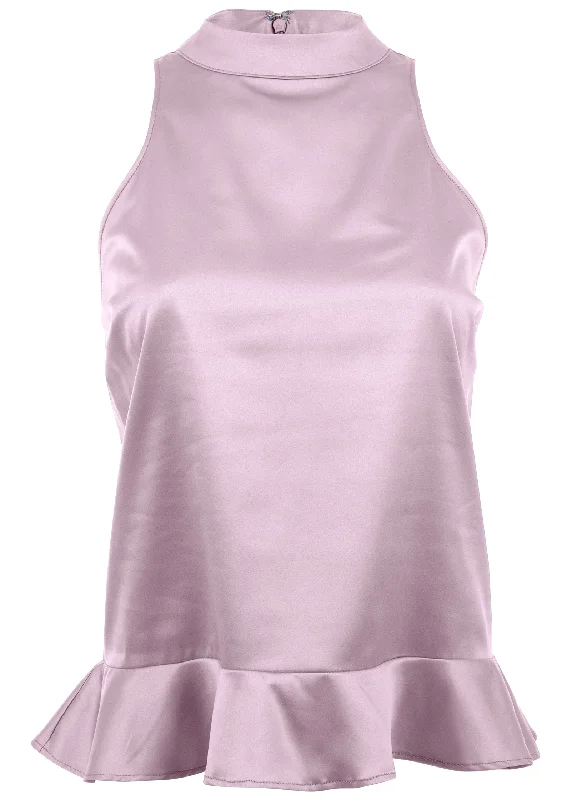 Peplum top - Lilac