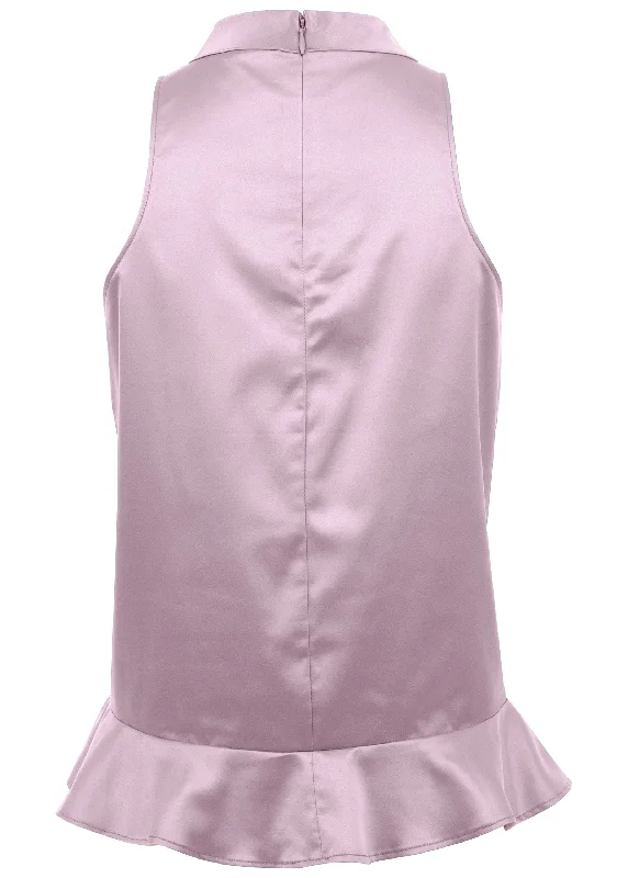 Peplum top - Lilac